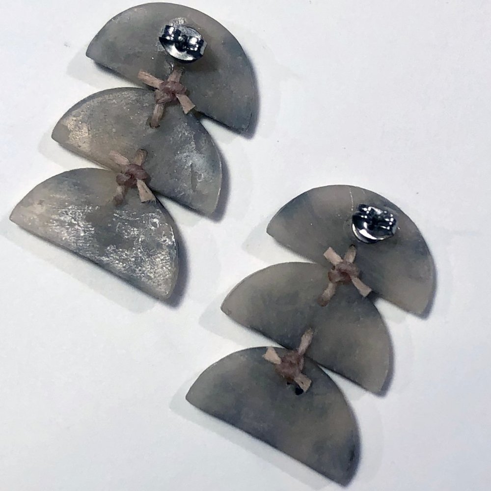 MODERN CLAY “Sloan” Polymer Clay Leopard Earrings - Picture 5 of 7
